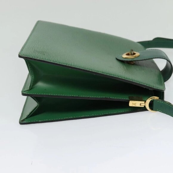 LOUIS VUITTON Epi Capuchin Shoulder Bag Green M52344 LV Auth 129902 - Picture 6 of 16